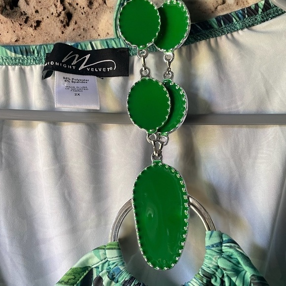 Size 2X Midnight Velvet Swim Suit Coverup - Picture 2 of 6